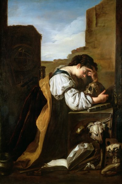 Melankoliaa tekijältä Domenico Fetti or Feti